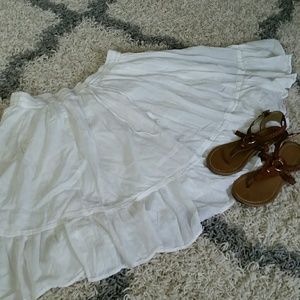 Old navy White peasant skirt